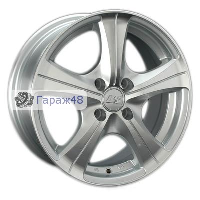 LS 202 R15 / 6.5J PCD 4x100 ET 43 ЦО 60.1 Литые Серебристый полированный